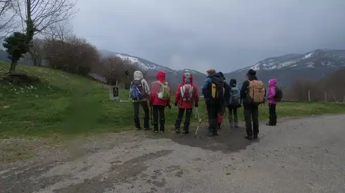 Météo dégradée, randonnée écourtée, pour les marcheurs de Blajan.