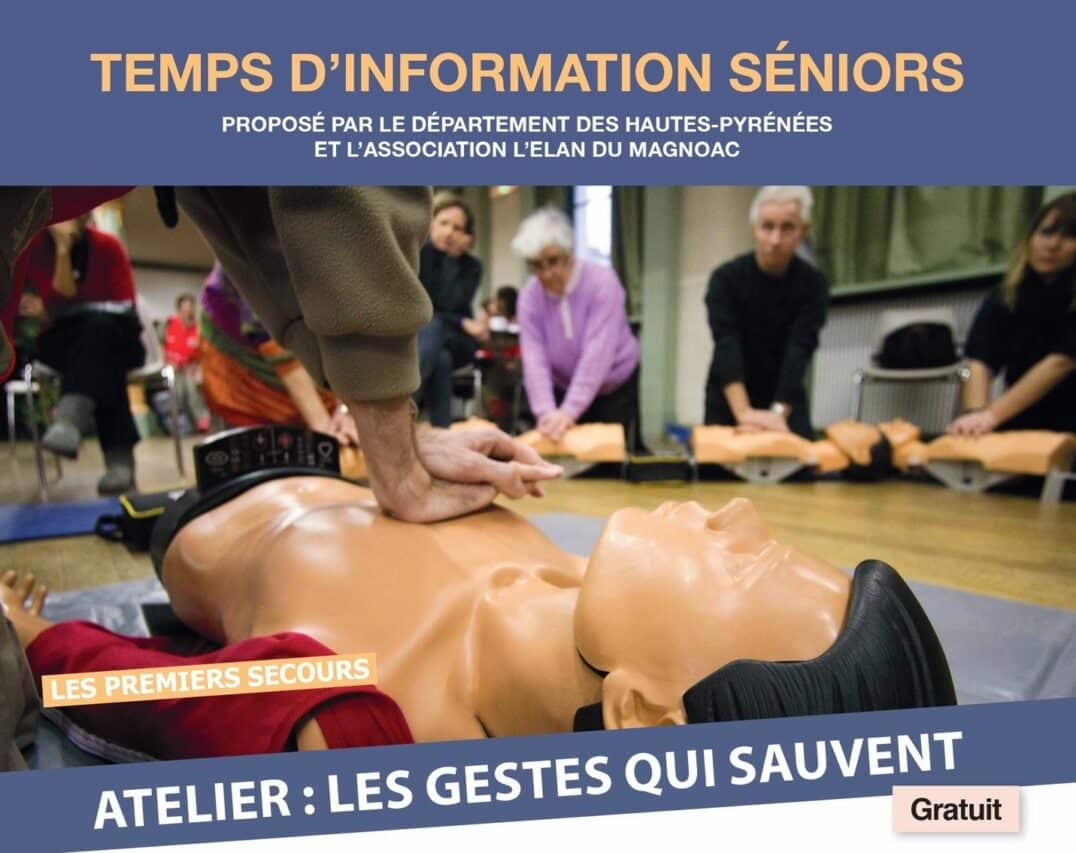 Indispensables, les gestes qui sauvent doivent être appris. Un atelier est organisé à Castelnau pour les séniors.