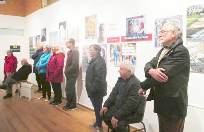 Vernissage de l'exposition rétrospective pour les 15 ans du musée de peinture de Saint-Frajou.