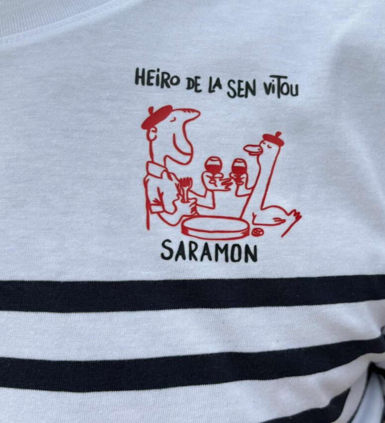 Le championnat du monde de mangeurs de magrets à Sarramon pour les fêtes de la Saint-Victor, à ne pas manquer.