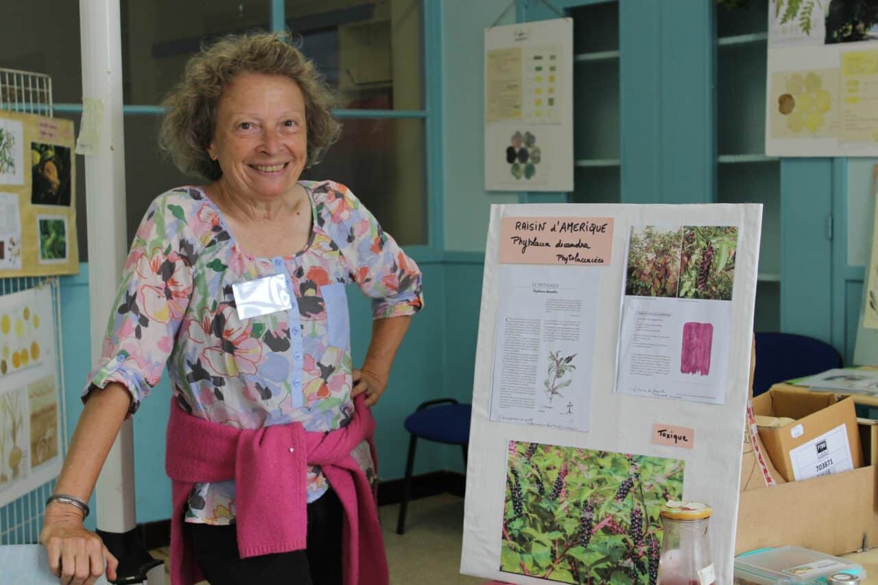Françoise Rouy spécialiste des encres végétales naturelles.