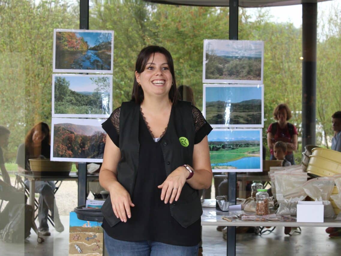 Pendant le week-end des Journées de l'archéologie, le musée de l'Aurignacien a ouvert ses portes, avec Marie pour les visites et les animations.