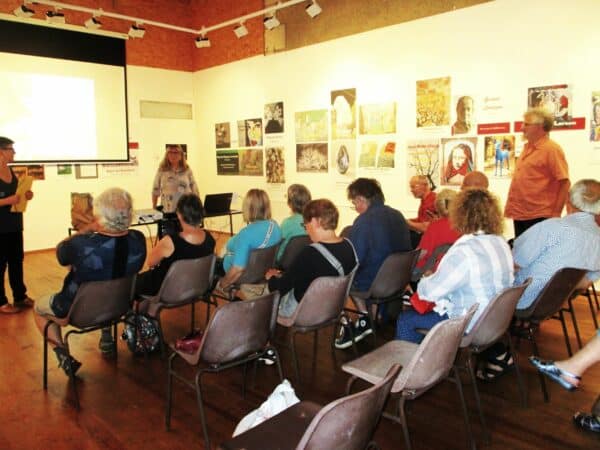 Un public conquis par le roman Le Balaitier, présenté à Saint-Frajou par l'écrivaine Michèle Tajan.