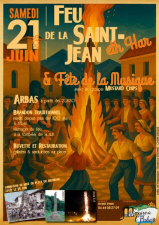 L'association Mémoire de l'Arbas organise la fête de la St Jean à Arbas