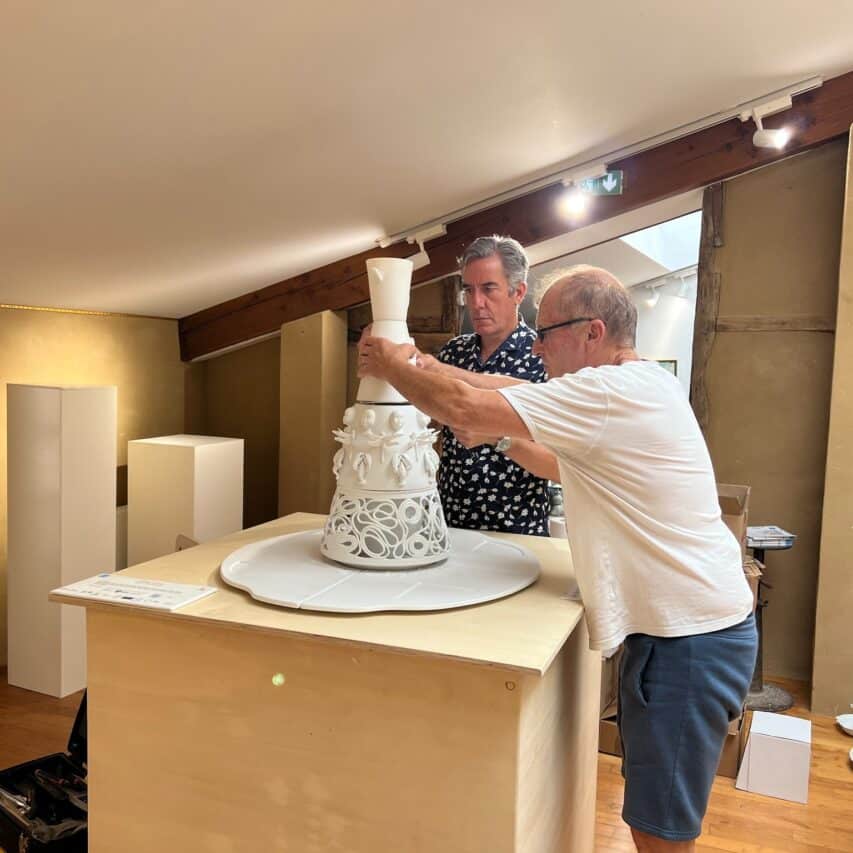 Christian Couty, Président d’Esprit porcelaine sera présent au vernissage.