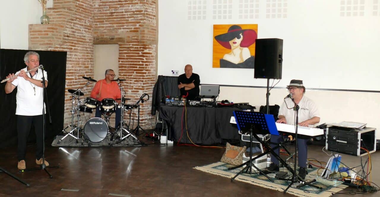 « On the rock again » en concert