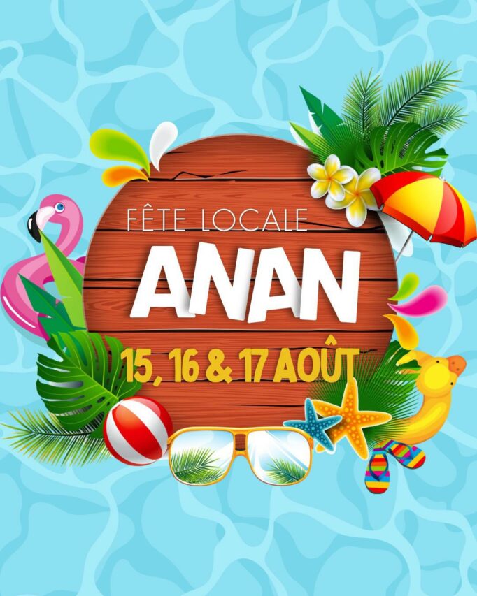 A vos agendas pour la fête à Anan.