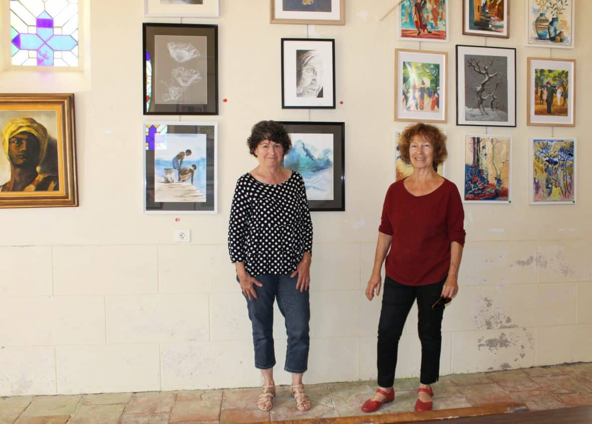 La superbe expo des élèves de Sandie Pedarros, un florilège de talents à Péguilhan. (Claudette Ibos, Rose Marie Harris Ruiz)