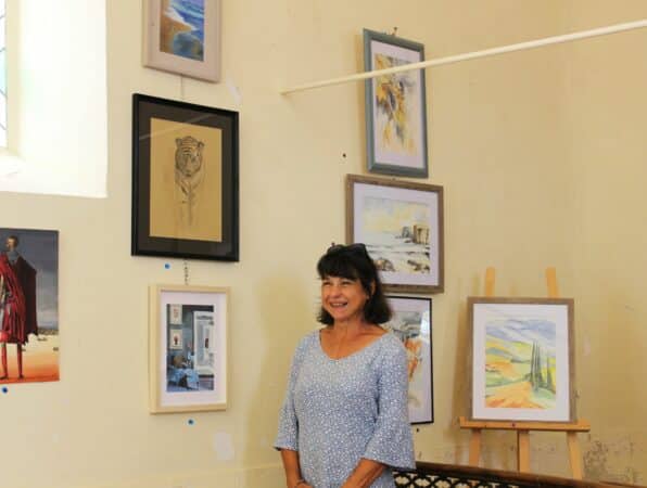 La superbe expo des élèves de Sandie Pedarros, un florilège de talents à Péguilhan. (Nadine Loudet)