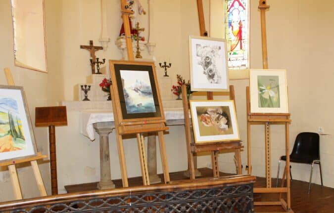 Exposition Camell'Arts à la chapelle Sainte Germaine (élèves de Sandie Pedarros)