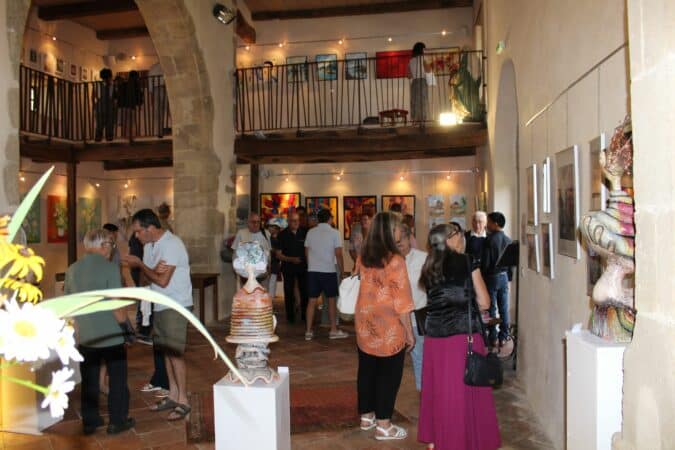 Le vernissage anniversaire de la 30è exposition de Monléon.