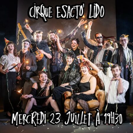 Un spectacle de cirque à la Glissade Moundo avec Esacto'Lido.