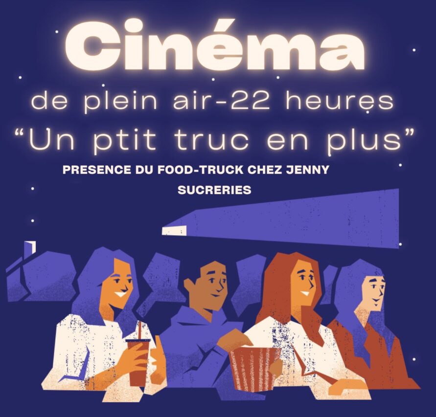 Une belle soirée cinéma en plein air à Saint-Blancard.