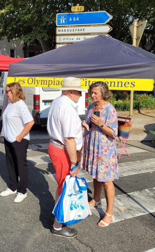 Marie-Caroline Tempesta toujours proche de ses concitoyens.