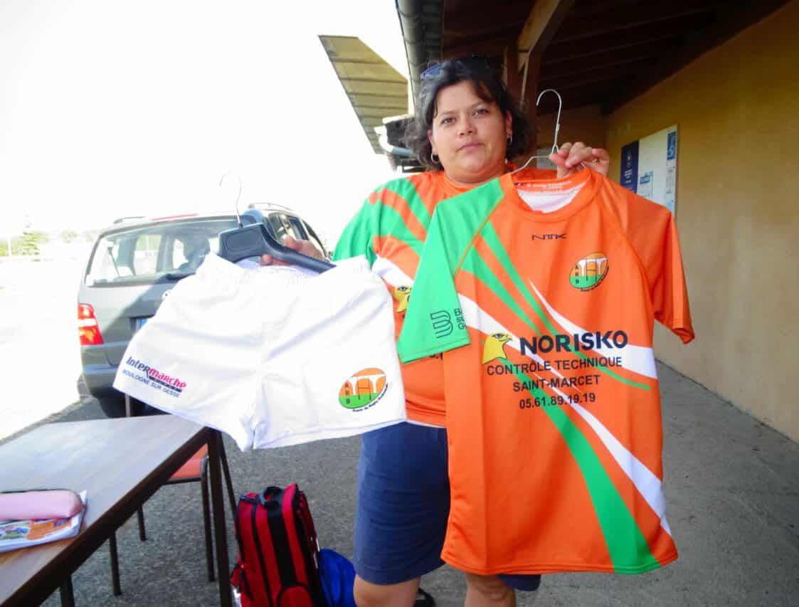 L'école de rugby Avenir du Rugby Boulonnais, nouvelle saison (présidente Bruna Haution).