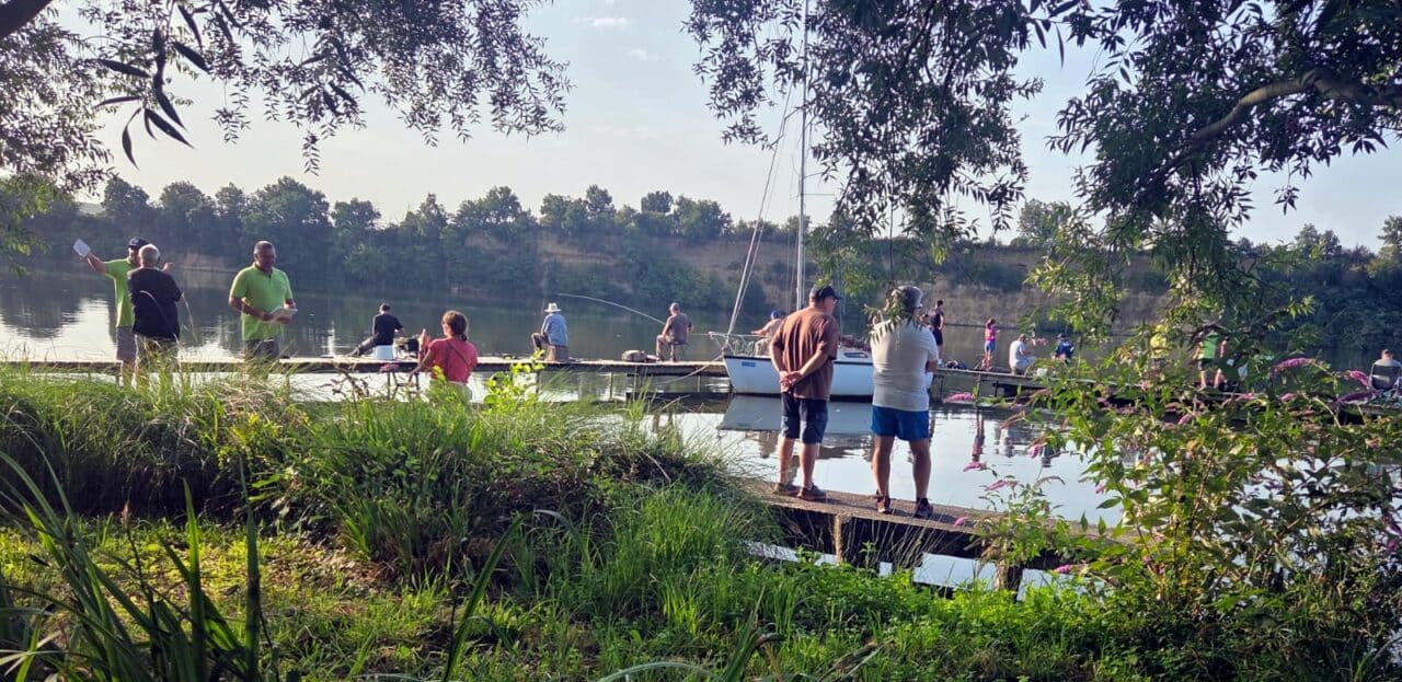 Il faisait un peu plus frais au bord de l'eau !