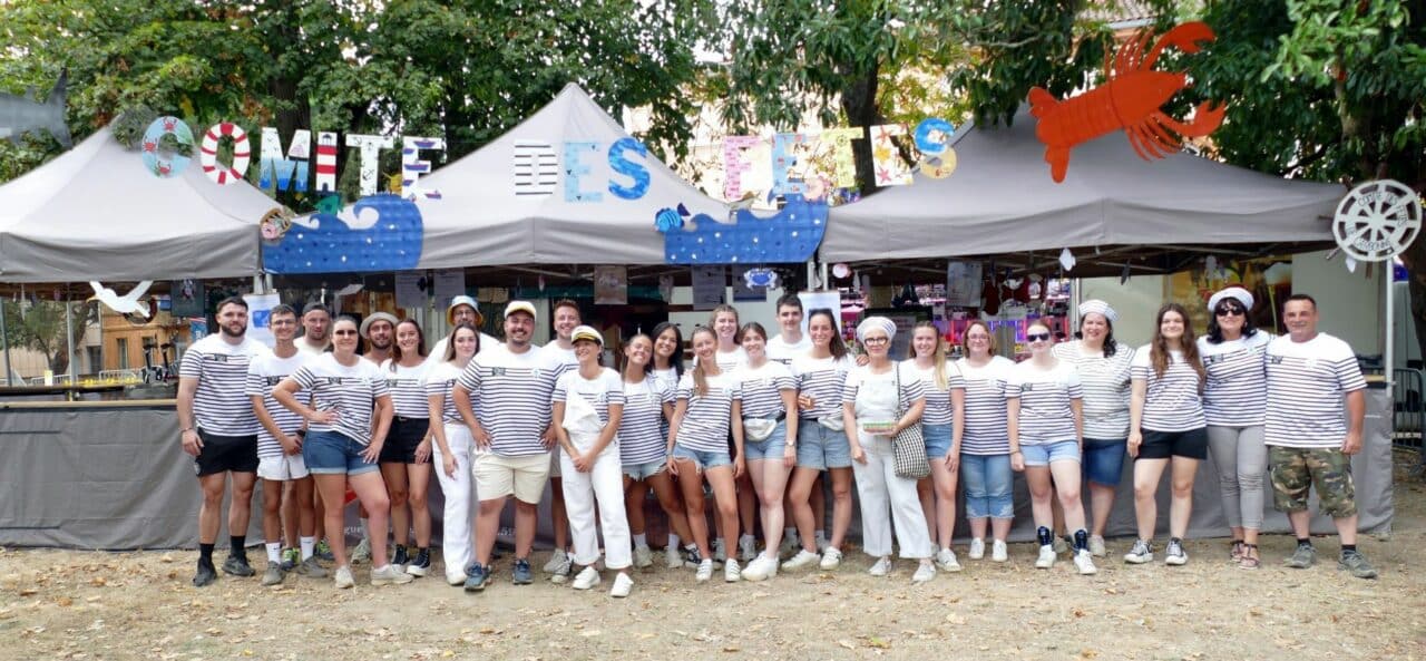 Une partie du comité des fêtes