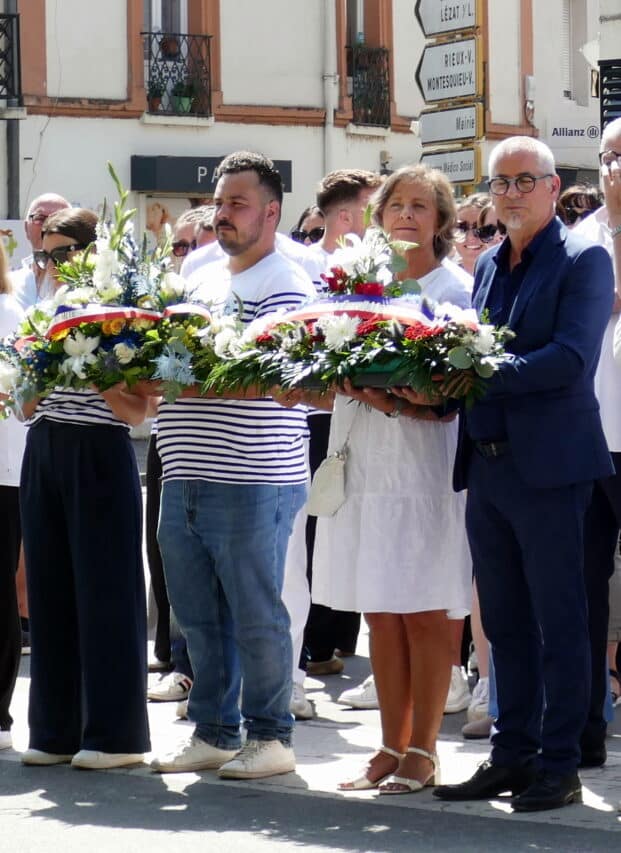 Lors du dépot de gerbes