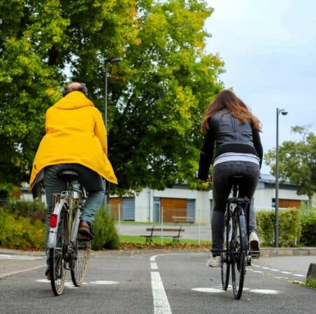 Une voie cyclable supplémentaire