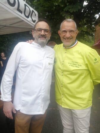 Jean-Pierre Feuillet (parrain 2025) et Eric Fabre (parrain 2024)