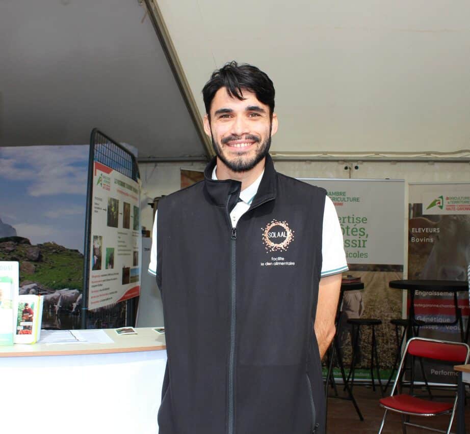 Nicolas Hurel, coordinateur régional de SOLAAL, plateforme de lien entre les donateurs agricoles et les associations d'aide alimentaires.