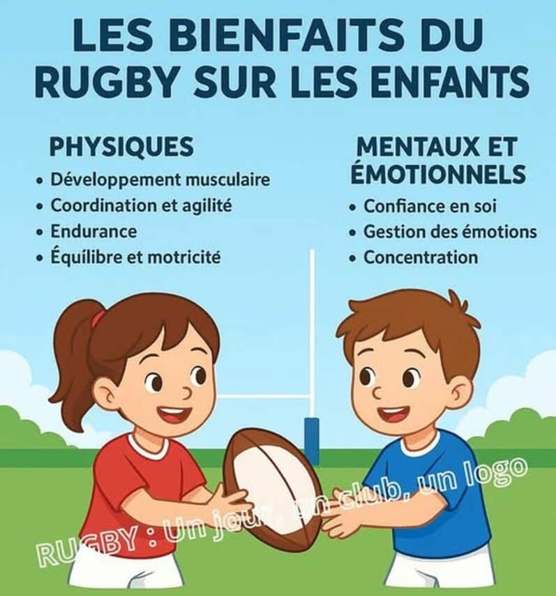 Reprise du rugby pour les petits au MFC Castelnau Magnoac.