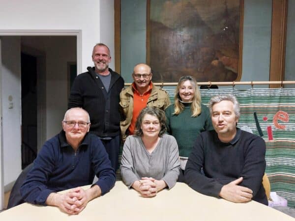 Le bureau de la nouvelle association des commerces et entreprises de l'Isle en Dodon, PLACIID.