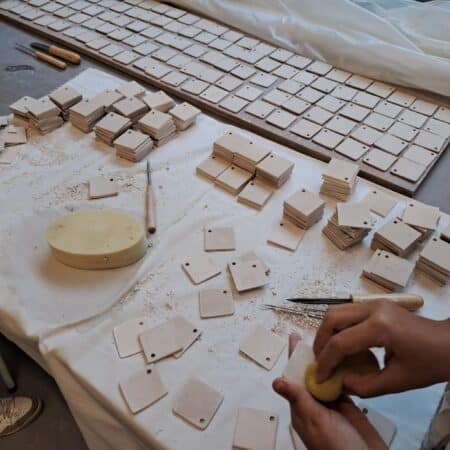 Un beau partenariat entre le lycée et le Salon des Arts et du Feu