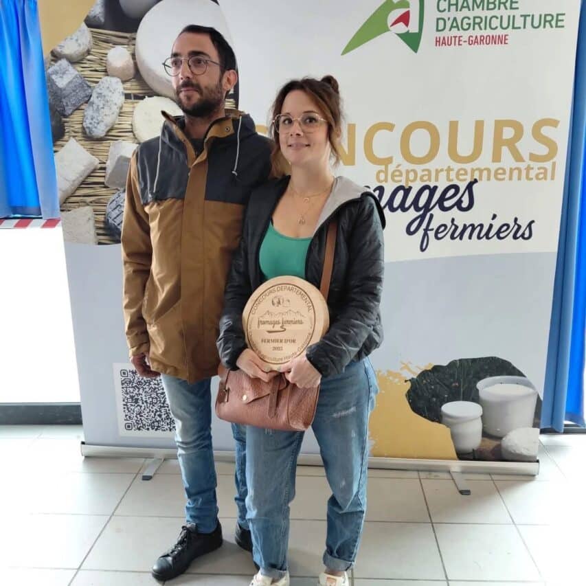 Charlotte et Bruno Audu de la ferme de Las Marias