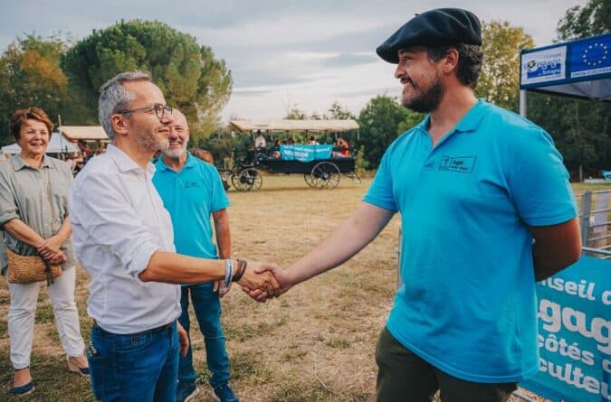 Lors de la première édition, le président Sébastien Vincini