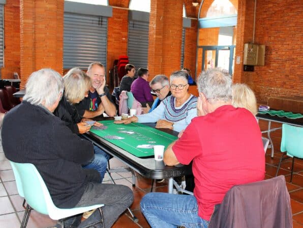 Des jeux pour tous, dans le cadre de la Semaine Bleue.
