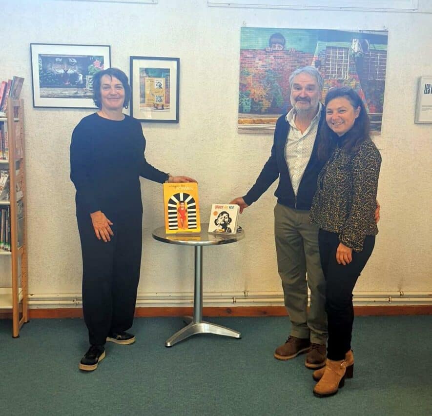 De G à D: Claire Dé , Philippe Boujassy et Pascale Reynaud