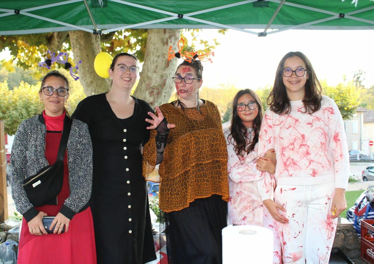 L'Association des parents d'élèves a organisé une belle fête d'Halloween à Aurignac.