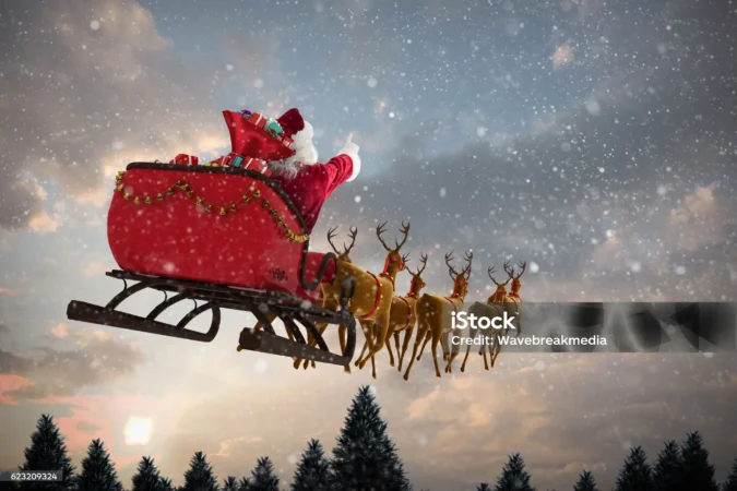 le traineau du Père Noël