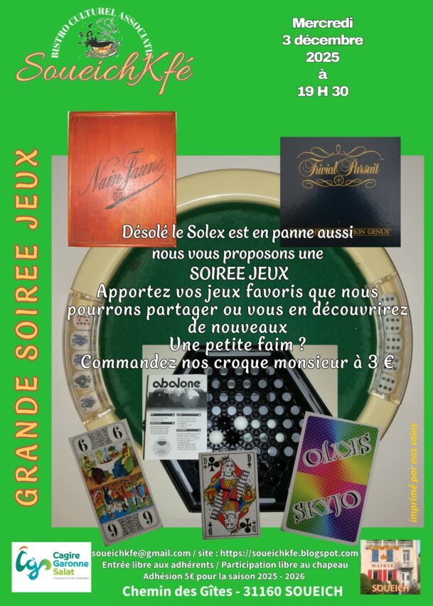 Jeux de table, jeux de plateau, stratégies, initier, étonner avec des jeux rapides à présenter.