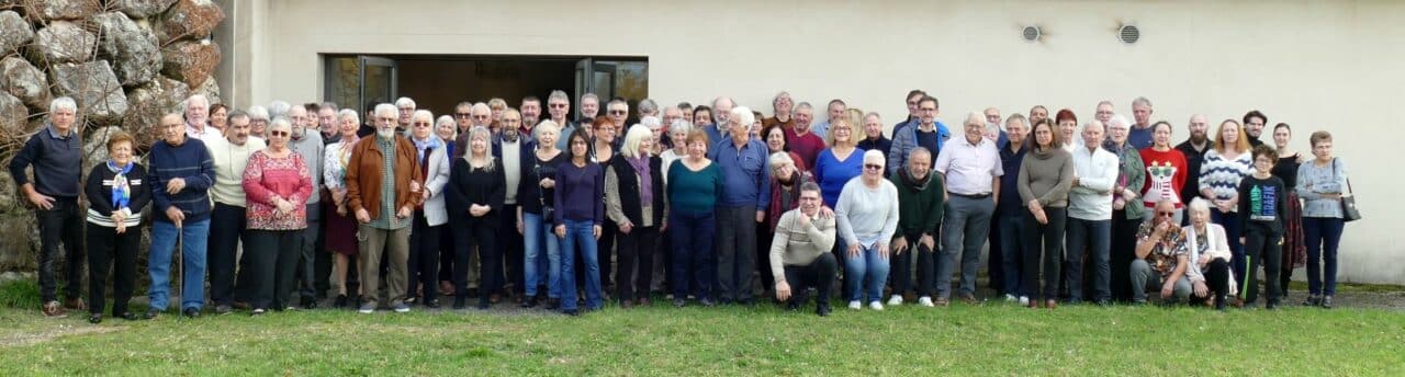 Tous réunis pour fêter le champignon !