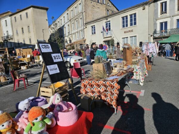 Le marché de Noël de l'APE à Aurignac.