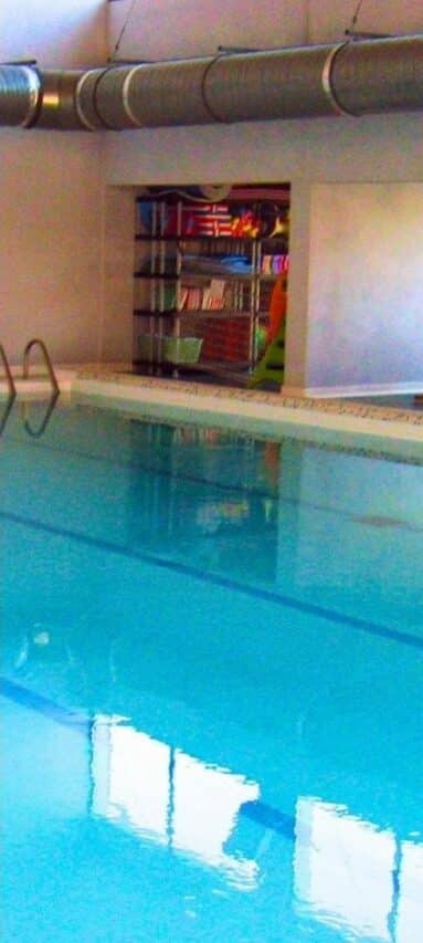 La piscine chauffée sera fermée