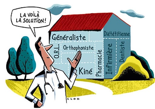 Croquis illustration Comment faire venir des médecins sur le territoire