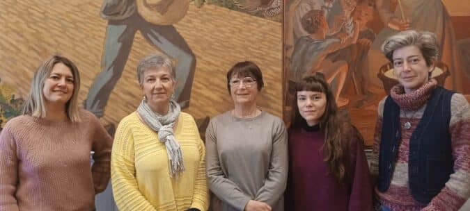 Pour accomplir la mission du recensement de la population à L'Isle en Dodon, cinq agentes ont été recrutées.