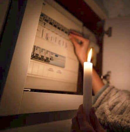 Travaux Enedis sur le réseau électrique à Sarremezan.