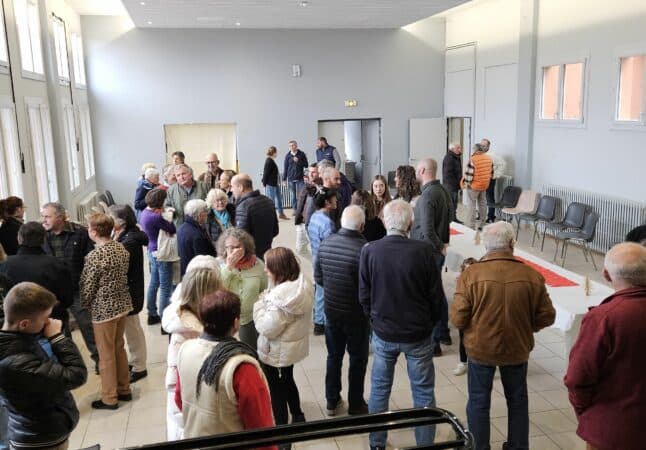 Une assemblée nombreuse pour la cérémonie des voeux à Saman.