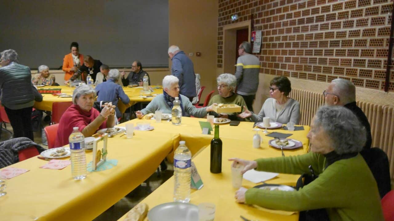 La onvivialité était au rendez-vous.