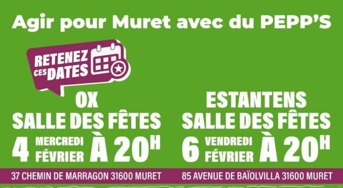 Réunions publiques du PEPPS