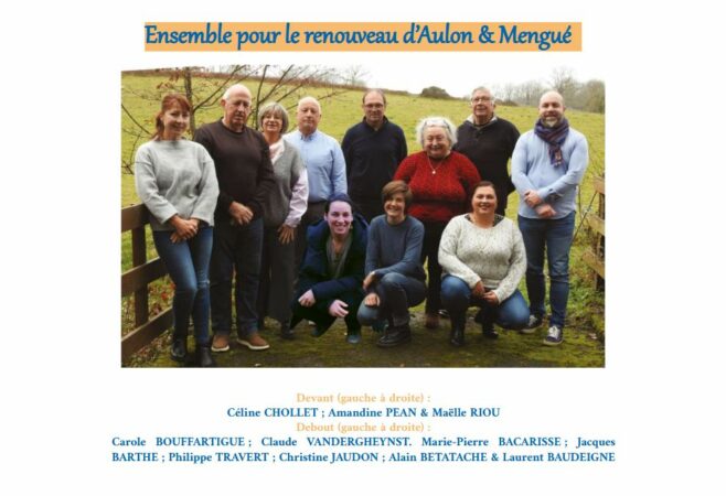 La liste Ensemble pour le renouveau d'Aulon et Mengué.