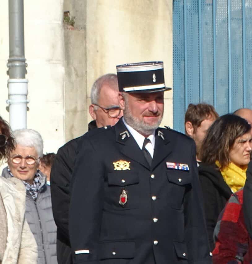 Le major Stéphane Delhoste dans l'exercice de ses fonctions, un homme dévoué et attachant, qui manquera au territoire.