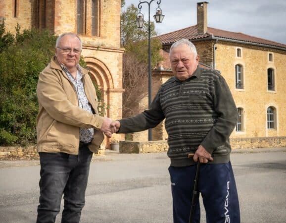 De gauche à droite : Christian Dedieu et Henri Rouaix