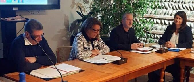 De D à G: Marie-Laure Guillemin, Laurent Laffont-Portet, Sylvie Hébal et Didier Lamarque.