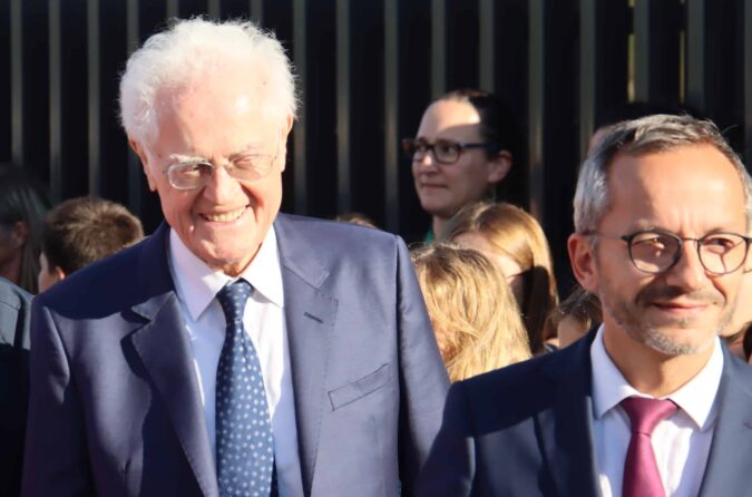 A l'occasion de l'inauguration du collège "Lionel Jospin" à Cintegabelle"