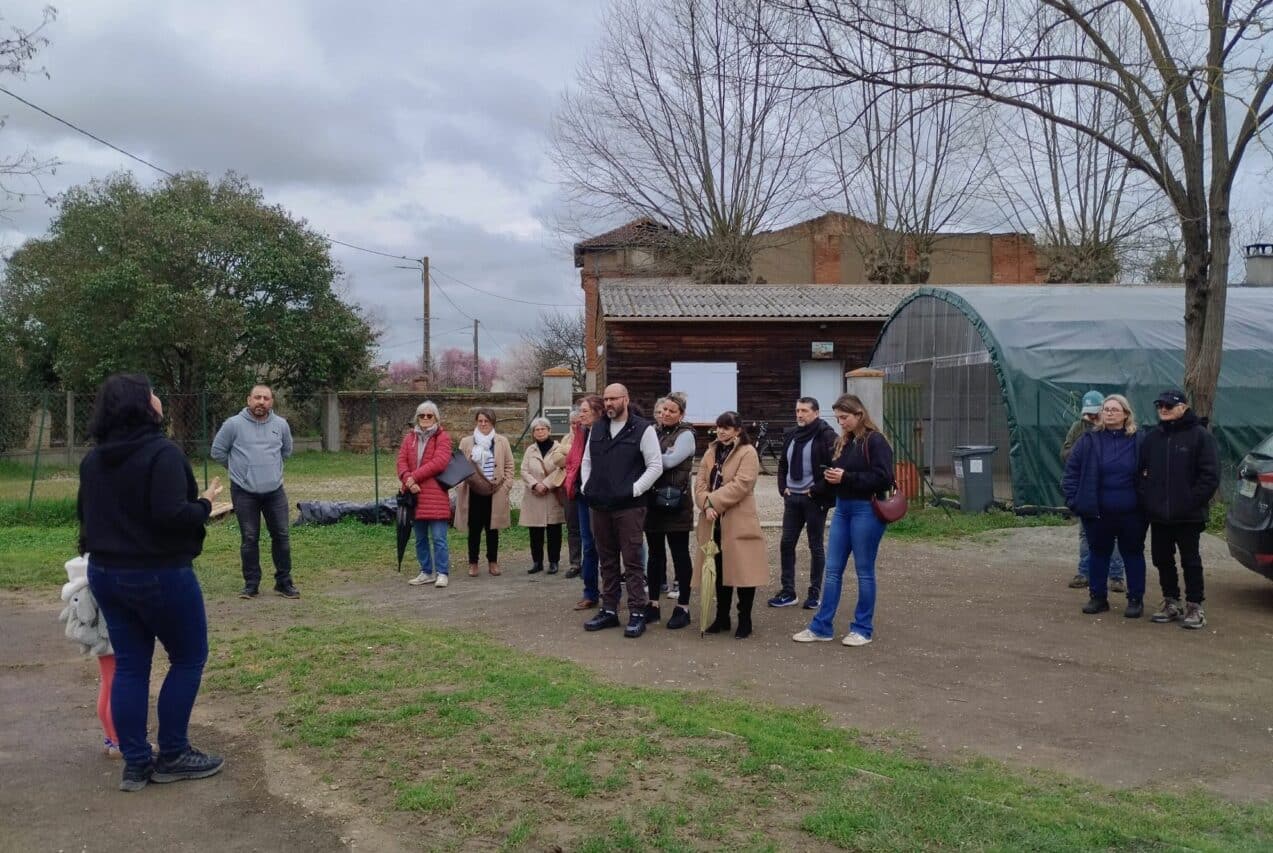 L'inauguration de l'aire de jeux du verger des Naissance, en présence de Chrystelle Gauthier et du maire Lionel Welter.